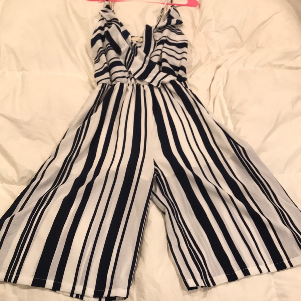 Striped jumpsuit